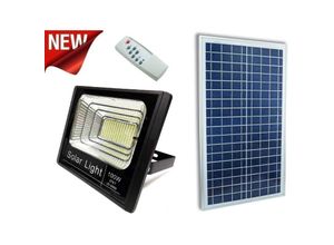 0634438885153 - 100W Smd IP67 Solar Led Strahler mit Dämmerungssensor und Fernbedienung