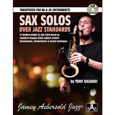 0635621501249 - Sax solos over Jazz standards