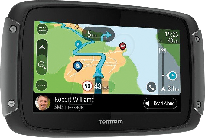 0636926100328 - TOMTOM RIDER 550 - Motorrad-Navi - 43 (109cm) Weltkarte wetterfest WiFi® BT