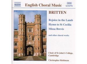 0636943479124 - Rejoice In The Lamb Hymn To St - Robinson Choir Of ST Johns Co (CD)