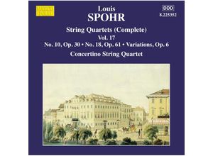 0636943535226 - Streichquartette 10+18 - Concertino String Quartet (CD)