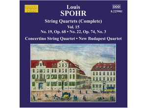 0636943598122 - Sämtliche Streichquartette Vol15 - Concertino String Quartet New Budapest Quartet (CD)