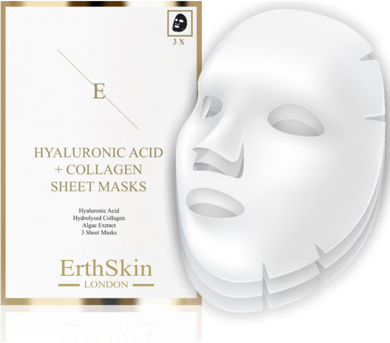 0637665744170 - London Hyaluronsäure & Kollagen Maske | 3 Blatt