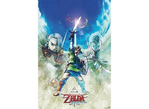 0638211160710 - The Legend of Zelda Poster Skyward Sword Link Attack Pose