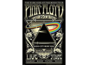 0638211167801 - - Pink Floyd Poster Radio City Music Hall New York The Dark Side of the Moon Tour 1973