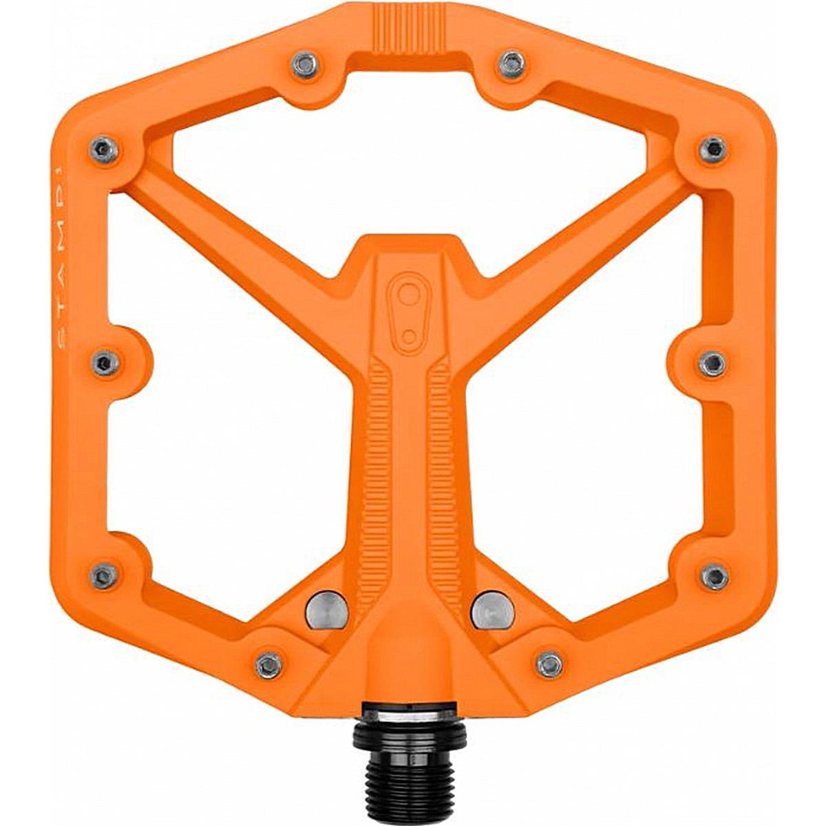 0641300168139 - Crankbrothers Stamp 1 Large Gen 2 Flat Pedale Orange für Freeride Enduro Downhill