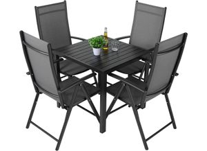 0644097654540 - TLGREEN Gartenlounge-Set  Freizeit-Terrassenmöbel-Set Balkonmöbel (5-tlg)