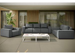 0645117267351 - Gartenlounge-Set Gartenmöbel-Set GARDENT 3er-2er-1er  wetterfester S