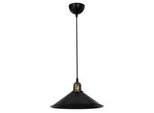 0645656380863 - Toscohome - Schwarze Pendelleuchte 62H cm - Bluc