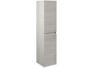 0645656393801 - Badezimmerwandschrank mit Regalen aus grauer Eiche 136 cm - Trasimeno