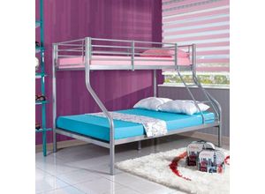 0645656396604 - Toscohome - Metall-Etagenbett 190x160 cm - Aladdin