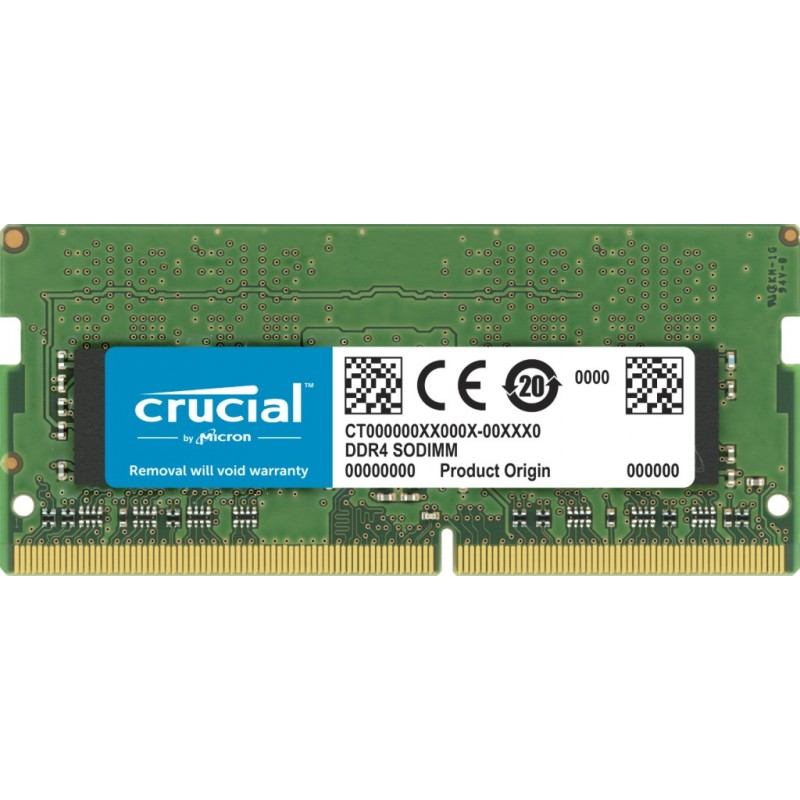 0649528821195 - CT2K32G4SFD8266 64GB DDR4-2666 SODIMM 32GBx2Kit PC4-21300 CL19 SR x16 260pin