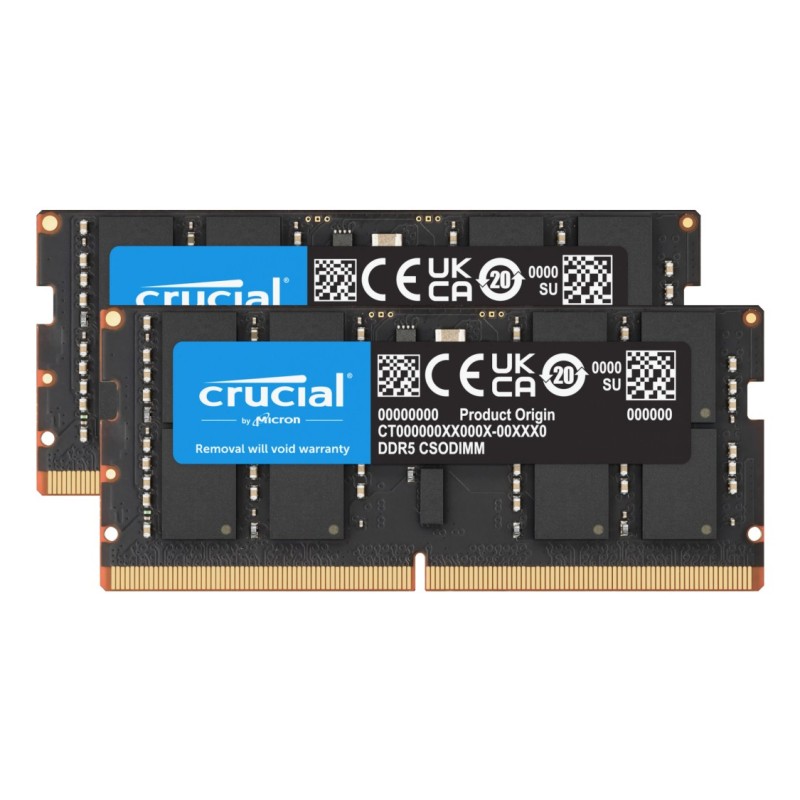 0649528940643 - CT2K16G64C52CS5 Arbeitsspeicher -Notebook- DDR5-6400 Kit       32GB 2x16GB CSODIMM CL52 CT2K16G64C52CS5 0649528940643