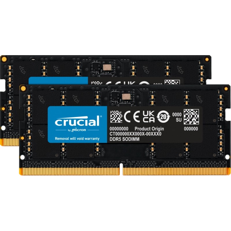 0649528944214 - CT2K64G56C46S5 Arbeitsspeicher -Notebook- DDR5-5600 Kit      128GB 2x64GB SODIMM CL46 (16Gbit) CT2K64G56C46S5 0649528944214