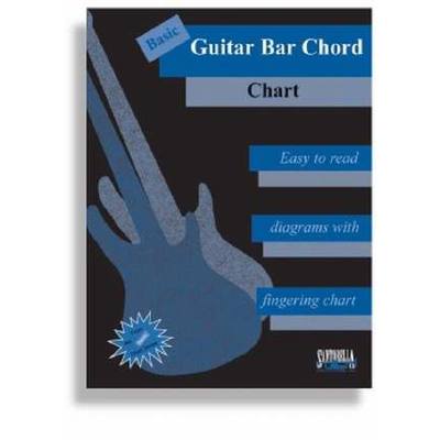 0649571002275 - Basic guitar bar chord chart