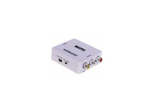 0652508100449 - HDMI-zu-AV-Videokonverter-Adapter – Weiß