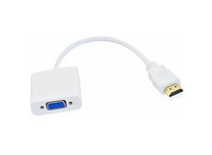 0652508105499 - HDMI-zu-VGA-Adapter – Weiß