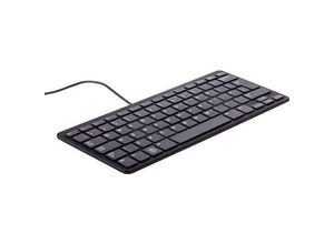 0652508442143 - Raspberry Pi® RPI-KEYB (UK)-BLACK GREY USB Tastatur Englisch QWERTY Schwarz Grau USB-Hub