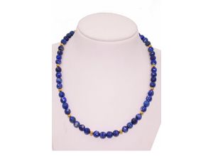 0653415817949 - Collier FIRETTI Schmuck Geschenk Halsschmuck Halskette Edelstein Farbstein Lapislazuli Halsketten Gr Messing Länge 53 cm goldfarben (gelbgoldfarben blau) Damen Colliers Made in Germany - mit Lapislazuli