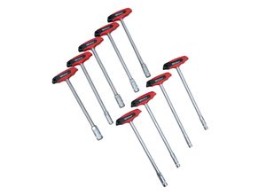 0653415913993 - T-Griff Steckschlüsselsatz 9-teilig 0653415913993 - T-Griff Steckschlüsselsatz 9-teilig