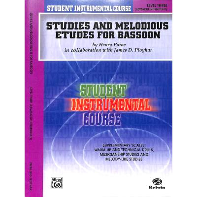 0654979018438 - Studies + melodious Etudes 3