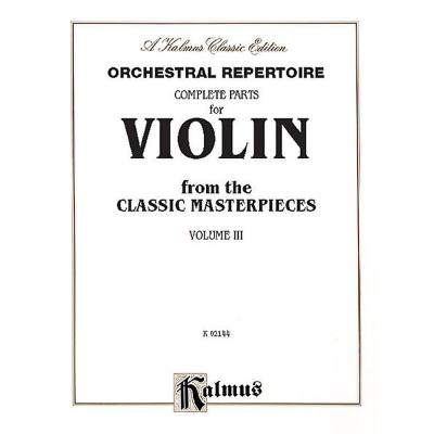 0654979021438 - Orchestral repertoire 3