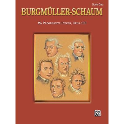 0654979034551 - Burgmüller Schaum 1 | 25 progressive Etüden op 100