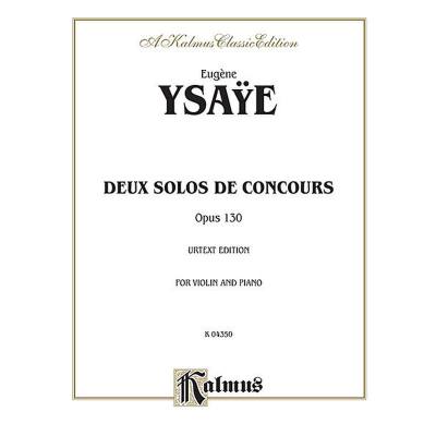 0654979052821 - 2 Solos de concours op 130