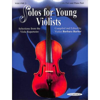 0654979061656 - Solos for young violists 3
