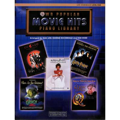 0654979074601 - WB popular movie hits piano library