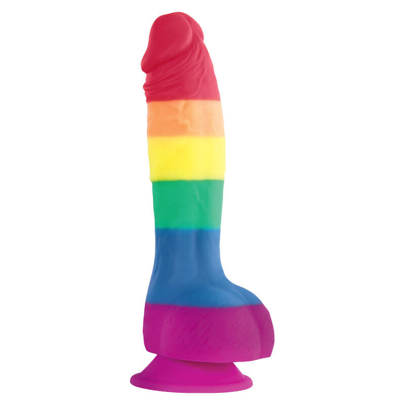 0657447097171 - - LGBT FLAGGE DILDO 15 CM