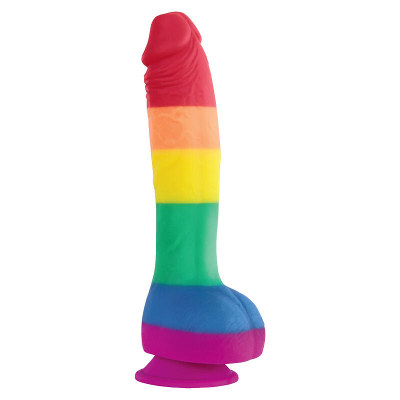 0657447097188 - - LGBT FLAG DILDO 19 CM