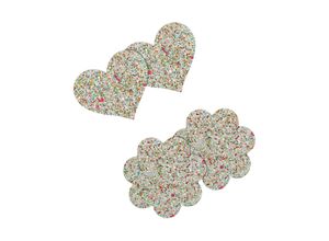 0657447107764 - Pretty Pasties - Heart and Flower Glow 2 Paar