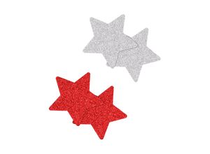 0657447107818 - Pretty Pasties - Glitter Stars 2 Paar