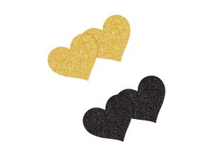 0657447107825 - Pretty Pasties - Glitter Hearts 2 Paar