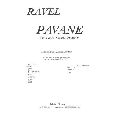 0659550405379 - Pavane (for a dead spanish princess)