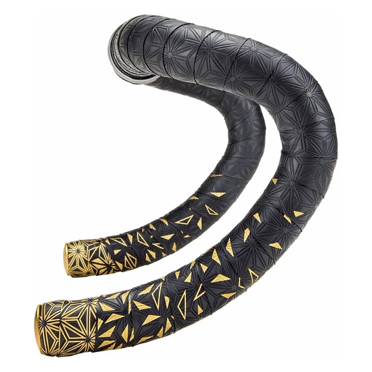 0660902391042 - SUPACAZ Starfade Gold Lenkerband 3mm mit Aluminiumkappe - Super Sticky Kush