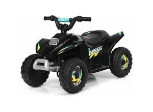 0661706100564 - 6V Elektro Kinderquad 28-46 km h Mini Elektroquad Kinderauto Kindermotorrad Kinder Quad Elektroauto für Kinder ab 3 Jahren Schwarz - Costway