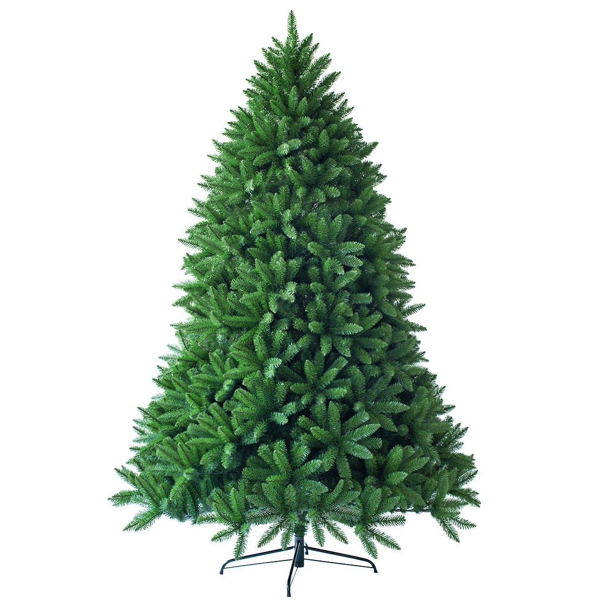 0661706104845 - 225 cm künstlicher Weihnachtsbaum hohe Qualität PVC Nadeln Weihnachtsbaum grün