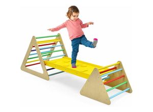 0661706105309 - 3 in 1 Kletterdreieck & Leiter & Rutsche Klettergerüst mit doppelseitigen Rampe Sprossendreieck zum Klettern und Rutschen für Kleinkinder ab 3 0661706105309 - 3 in 1 Kletterdreieck & Leiter & Rutsche Klettergerüst mit doppelseitigen Rampe Sprossendreieck zum Klettern und Rutschen für Kleinkinder ab 3
