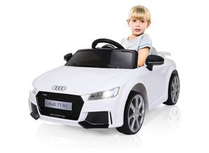 0661706151481 - Costway - 12V Audi Kinderauto mit 24G-Fernbedienung 3 Gang Elektroauto 25-5km h mit MP3 Hupe Musik und LED-Leuchten Kinderfahrzeug für Kinder