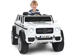 0661706152105 - Costway - 12V Mercedes-Benz Maybach Kinderauto mit 24G-Fernbedienung Elektroauto mit MP3 Musik Hupe und LED-Leuchten Jeep Auto 25-55km hm