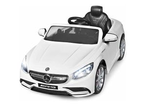 0661706160230 - 12V Mercedes Benz Kinderauto mit 24G-Fernbedienung 3 Gang Elektroauto 2-5km h mit Musik Hupe MP3 und led Scheinwerfer Kinderfahrzeug für Kinder