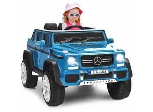 0661706165075 - Kinder Elektroauto Mercedes Benz Kinderauto mit 24 Ghz Fernbedienung Softstart 2-Stufige Geschwindigkeit usb MP3 LED-Licht Sicherheitsgurt