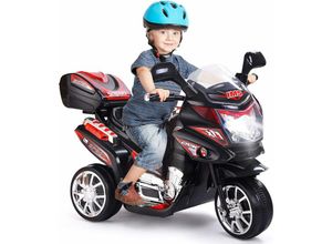 0661706165099 - Goplus - 6V Elektro Kindermotorrad mit 3 Raedern Elektromotorrad inkl Licht & Pedal & Aufbewahrungskiste & Musik Elektro-Dreirad für Kinder von 3