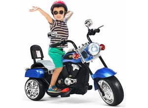 0661706165143 - GOPLUS Elektromotorrad mit Hupe Dreirad Kindermotorrad mit Vor-und Rückwaertsschalter 6V Akku Elektrisches Motorrad Mortorcycle