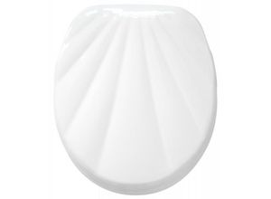 0661799312417 - WC-Sitz mit Absenkautomatik Muschel Weiß - Premium Toilettendeckel direkt vom Hersteller