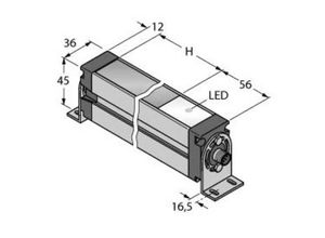 0662488754341 - Schutzfeldhöhe 2400 mm TURCK EA5E2400Q EA5E2400Q Messender Lic htvorhang