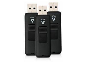 0662919087345 - VF24GAR-3PK-3E USB-Stick 4 gb usb Typ-A 20 Schwarz - V7