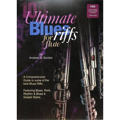 0663389105928 - 100 ultimate blues riffs for flute